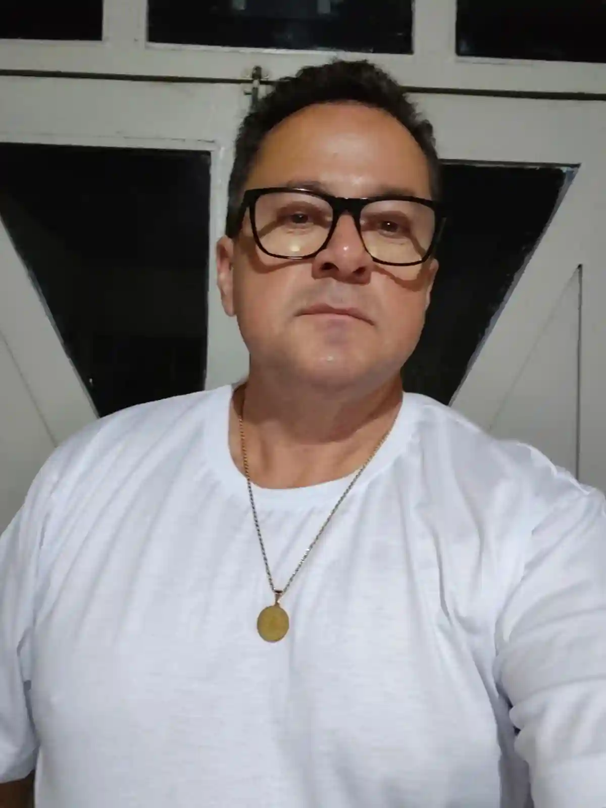 Marcos com o colar de São Bento